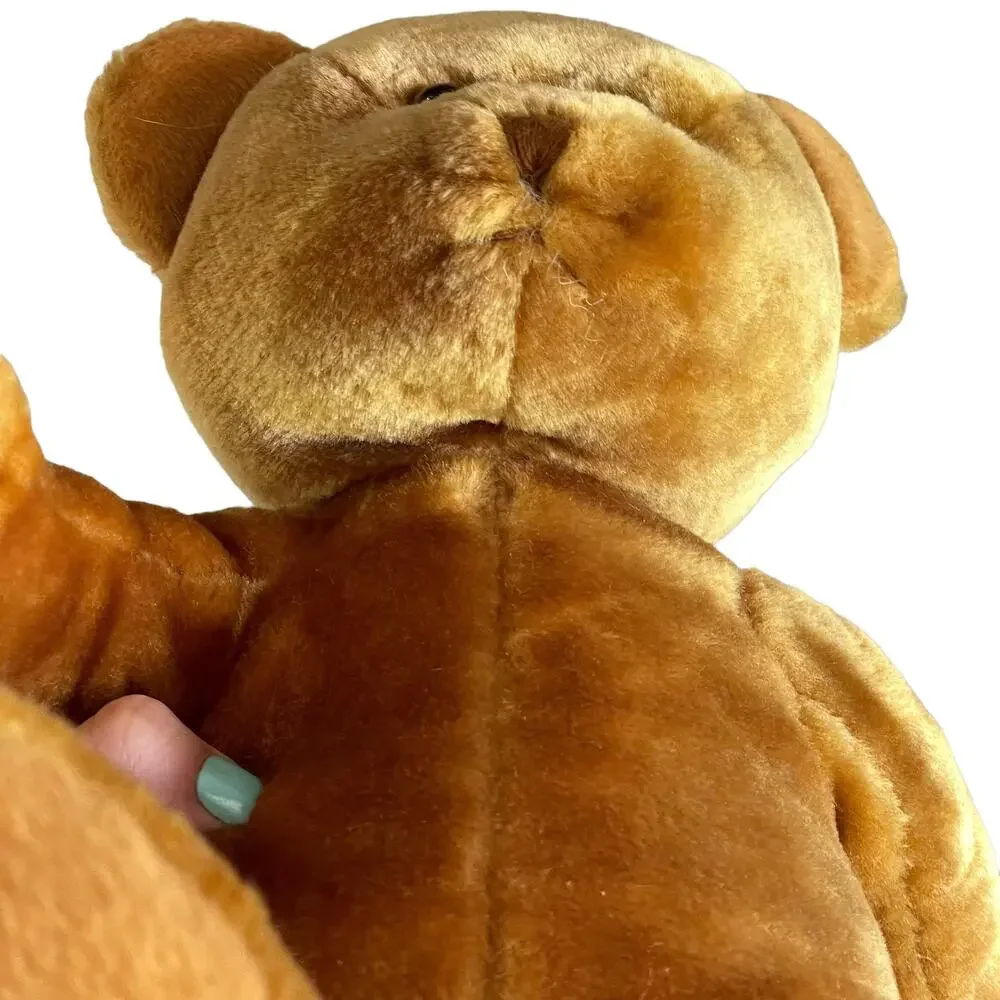 Pawsenclaws Teddy Bear Plush Stuffed Animal Toy Zipper Back Stitched Nose READ
